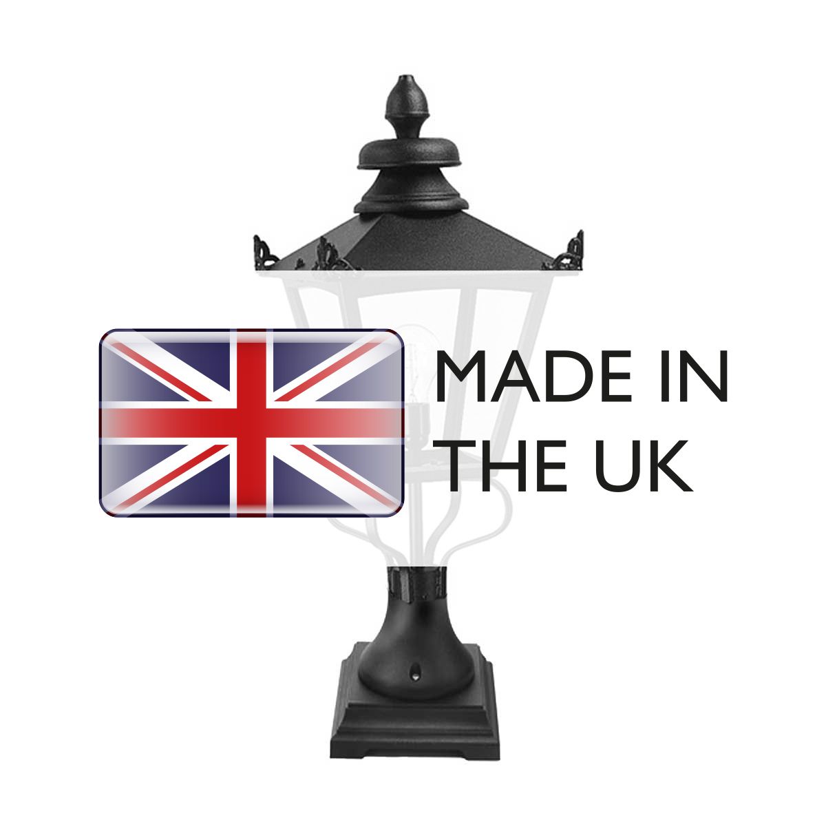 Grampian Pedestal Light Black - GN1-BLACK