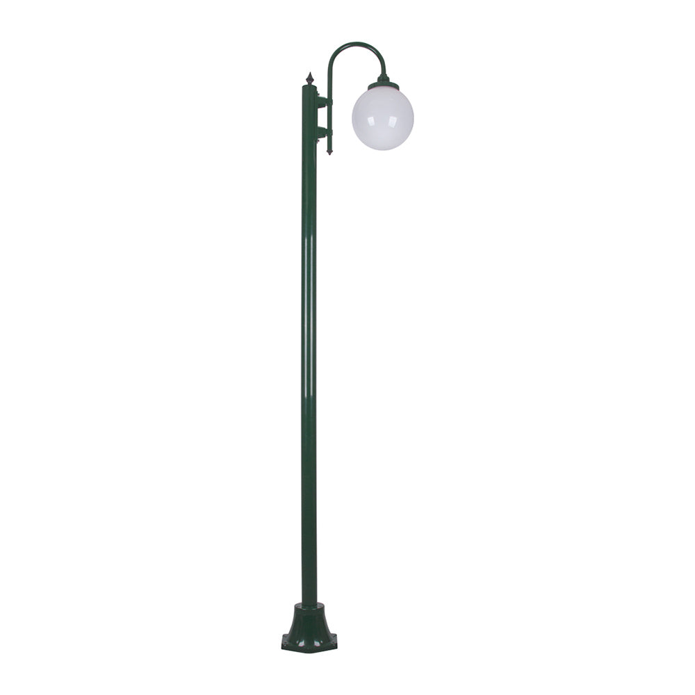 Buy Post Lights Australia Lisbon Post Light Down Bracket H2280mm W250mm Green Aluminium - 15785