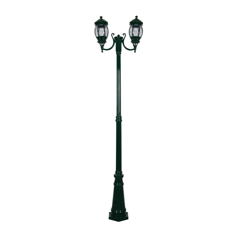Buy Post Lights Australia Vienna Post 2 Lights H2370mm Green Aluminium - 15971