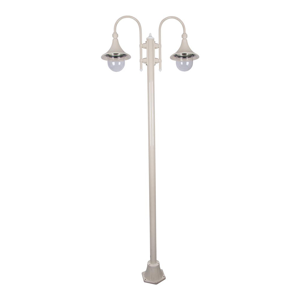 Buy Post Lights Australia Monaco Post 2 Lights H2380mm Beige Aluminium - 15866
