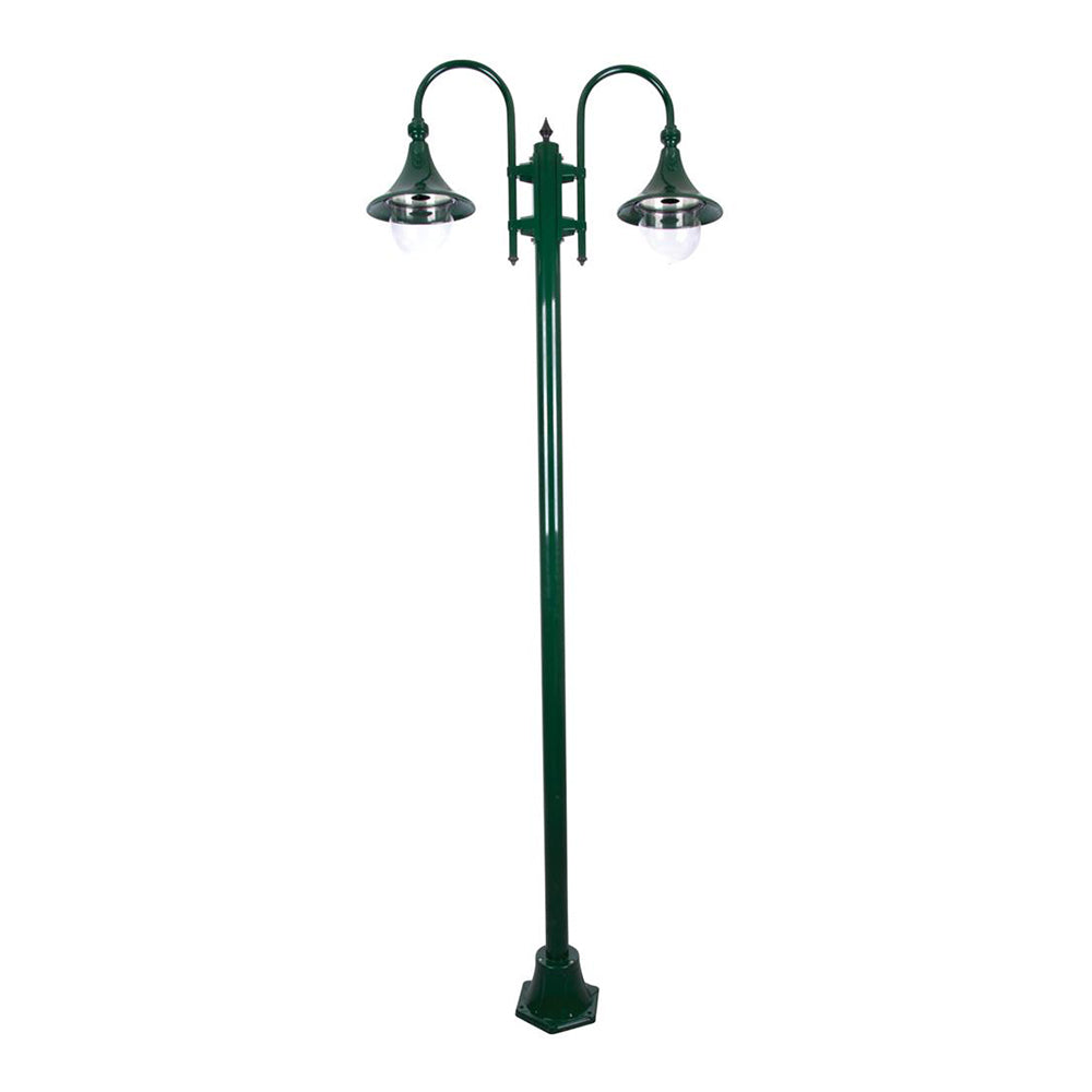 Buy Post Lights Australia Monaco Post 2 Lights H2380mm Green Aluminium - 15869