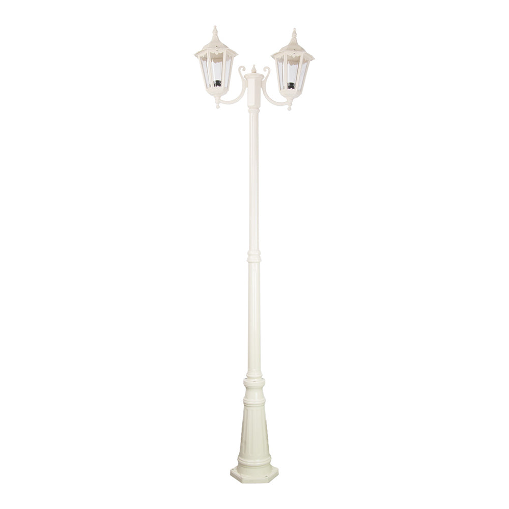 Buy Post Lights Australia Chester Post 2 Lights H2420mm Beige Aluminium - 15050