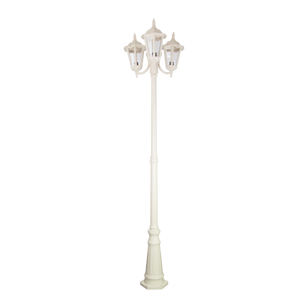 Buy Post Lights Australia Chester Post 3 Lights H2350mm Beige Aluminium - 15056