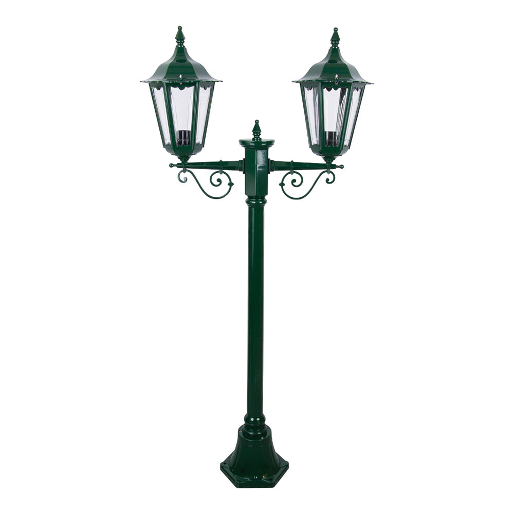 Buy Post Lights Australia Chester Post 2 Lights H1430mm Green Aluminium - 14999