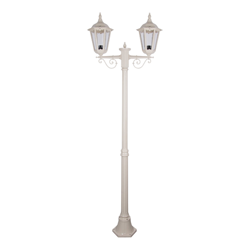Buy Post Lights Australia Chester Post 2 Lights H2110mm Beige Aluminium - 15008
