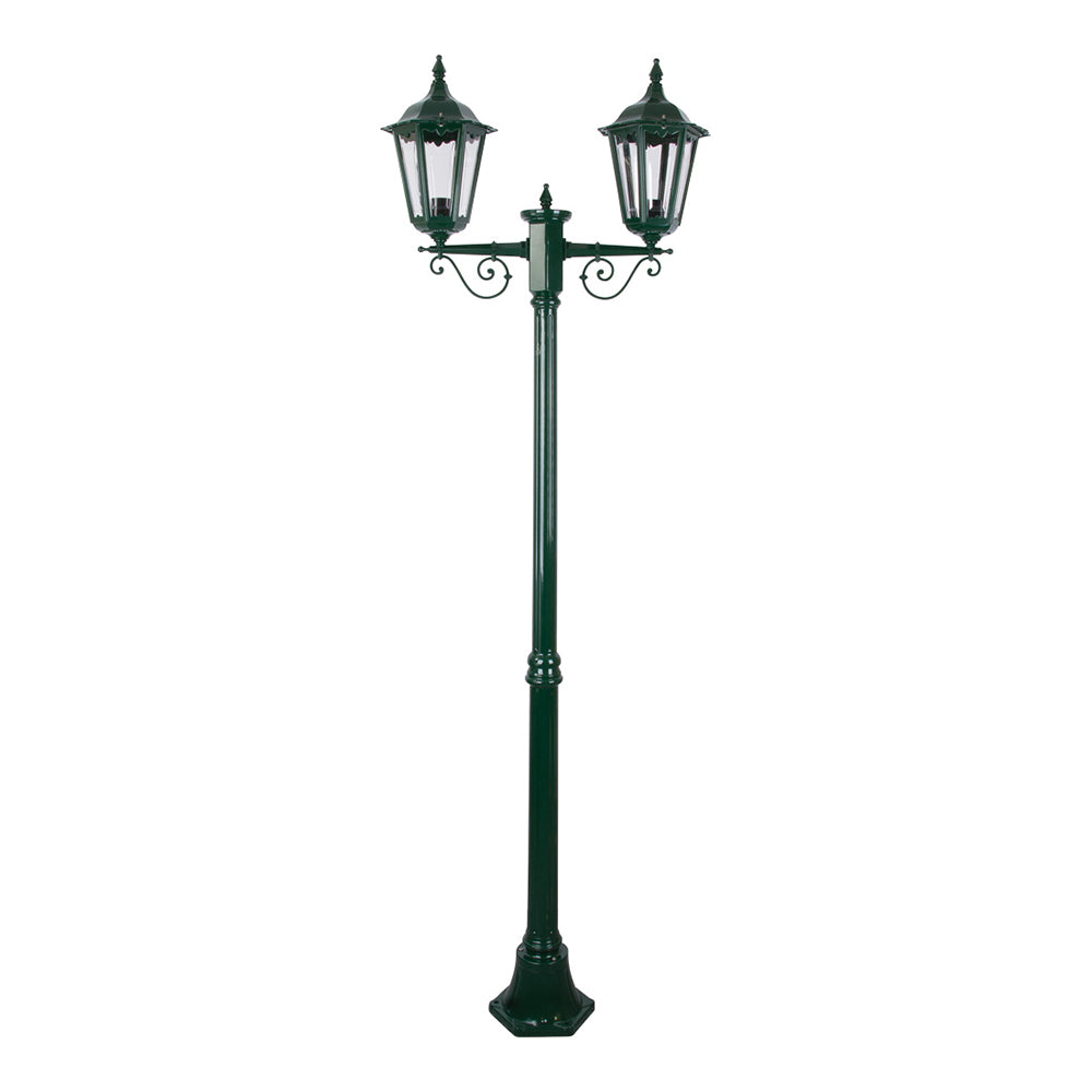 Buy Post Lights Australia Chester Post 2 Lights H2110mm Green Aluminium - 15011
