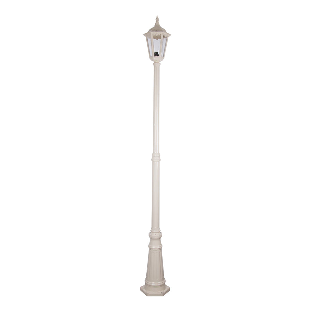 Buy Post Lights Australia Chester Post 2 Lights H2420mm Beige Aluminium - 15020