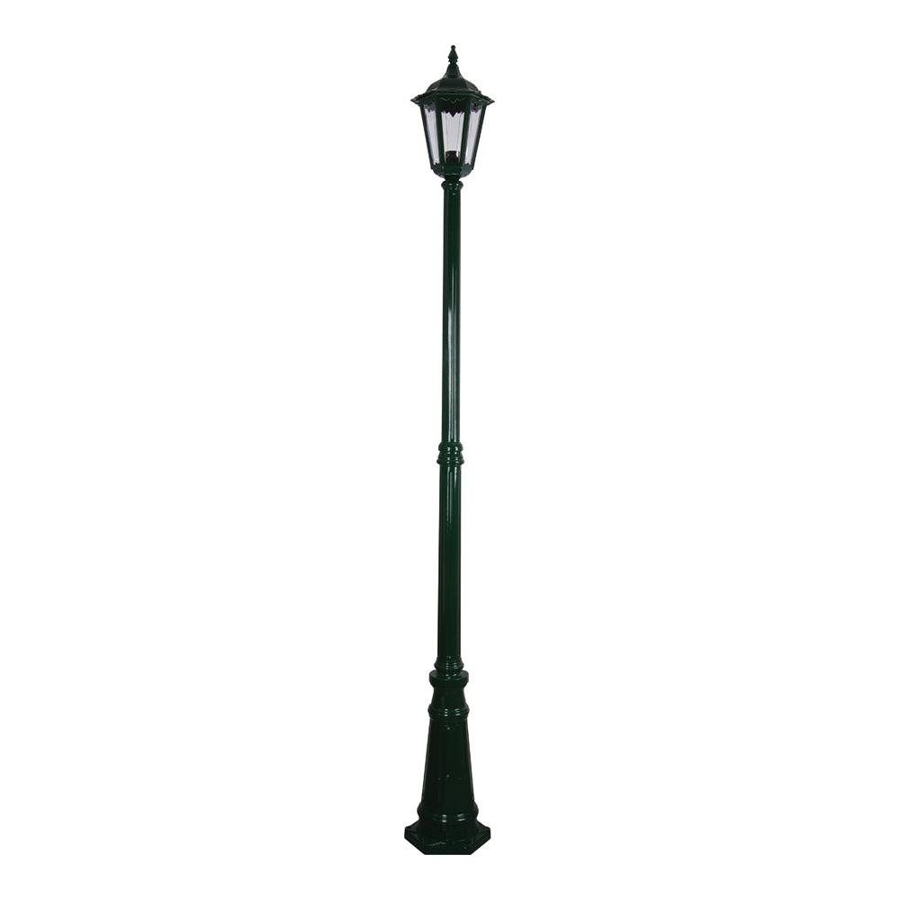 Buy Post Lights Australia Chester Post 2 Lights H2420mm Green Aluminium - 15023