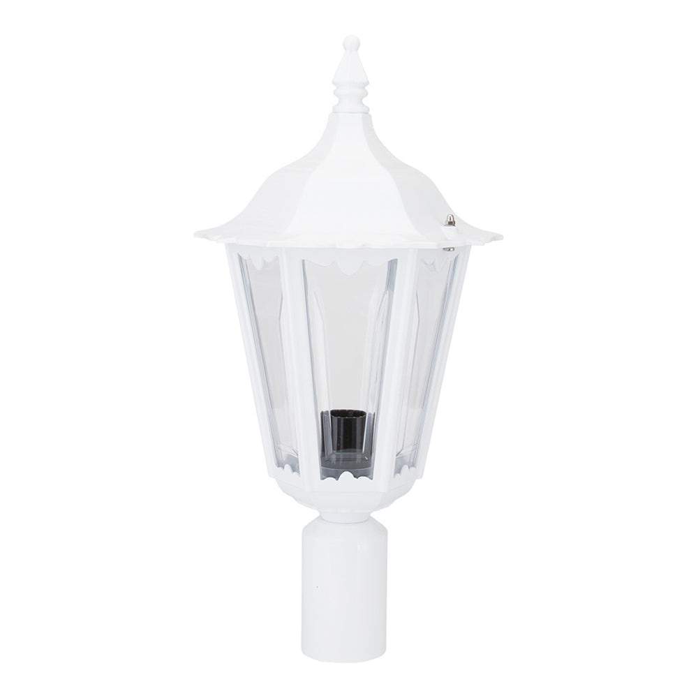 Buy Post Tops Australia Chester Post Top H470mm White Aluminium - 15037