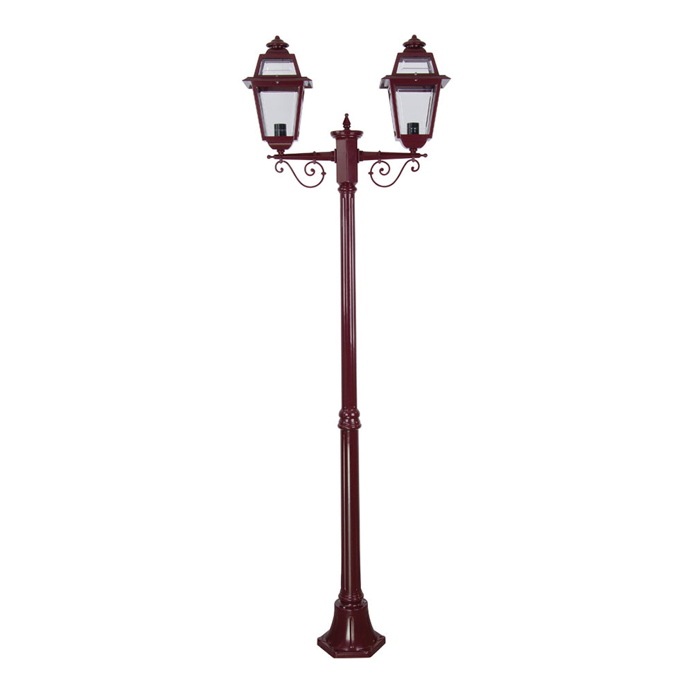 Buy Post Lights Australia Avignon Post 2 Lights H2040mm Burgundy Aluminium - 15232