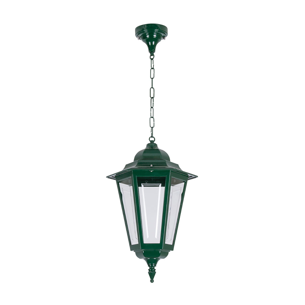 Buy Outdoor Pendant Lights Australia Turin Outdoor Pendant Light H800mm Green Aluminium - 15503
