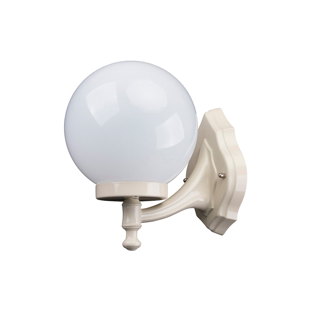 Buy Exterior Wall Lights Australia Siena Exterior Wall Light H300mm Beige Aluminium - 15518