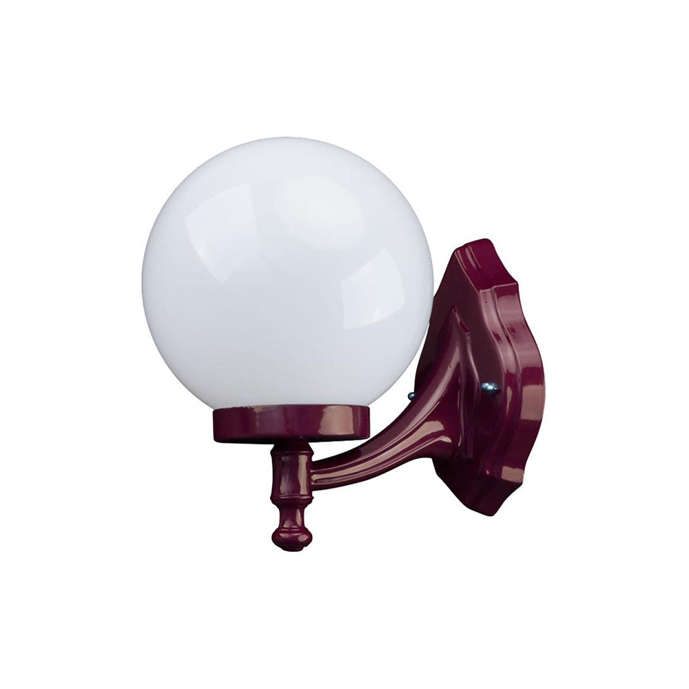 Buy Exterior Wall Lights Australia Siena Exterior Wall Light H300mm Burgundy Aluminium - 15520