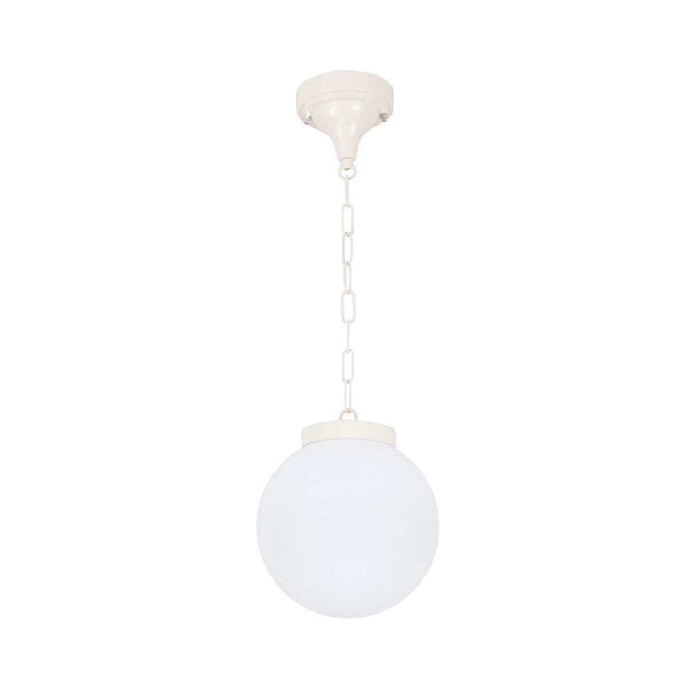 Buy Outdoor Pendant Lights Australia Siena Outdoor Pendant Light W200mm Beige Aluminium - 15548