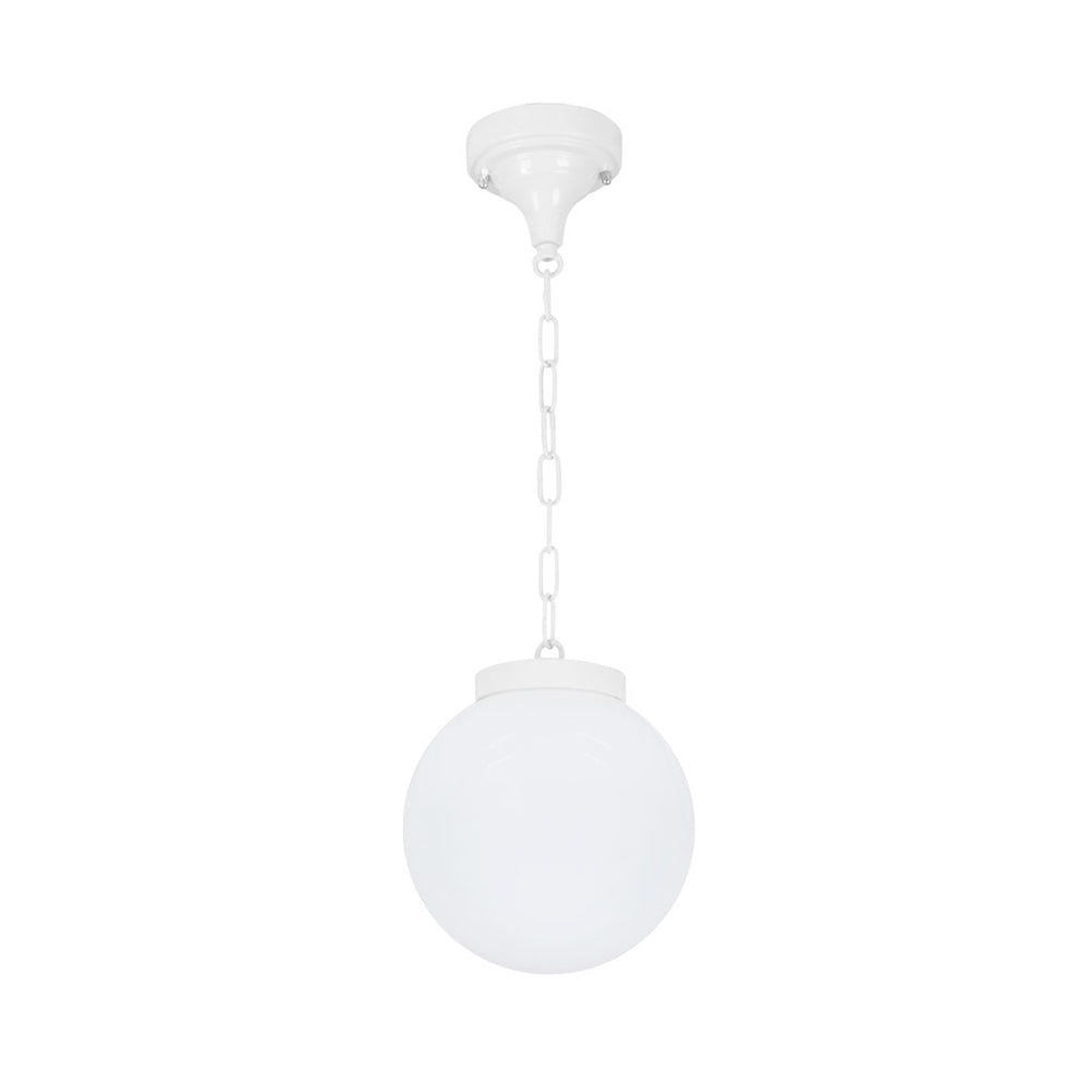 Buy Outdoor Pendant Lights Australia Siena Outdoor Pendant Light W200mm White Aluminium - 15553