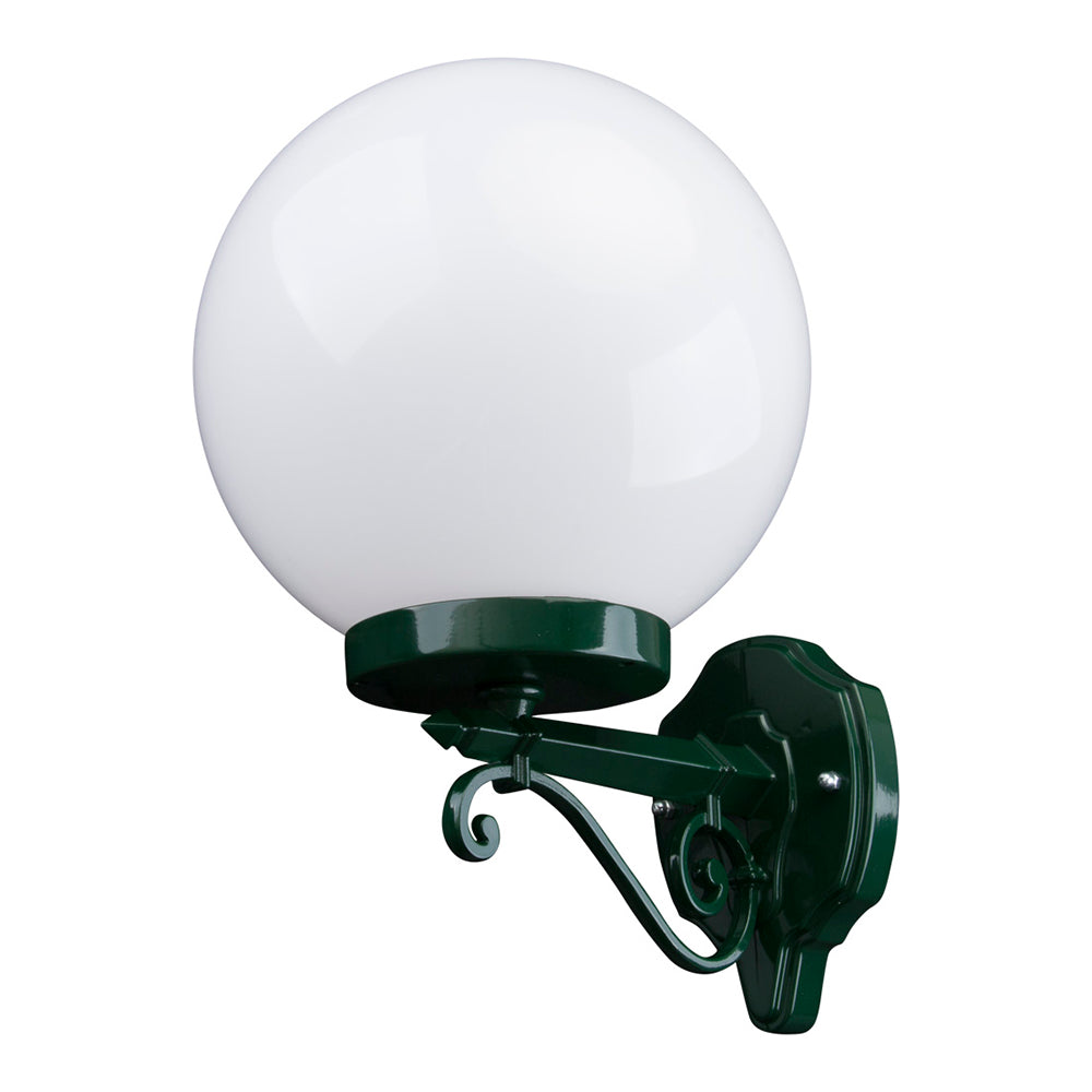 Buy Exterior Wall Lights Australia Siena Exterior Wall Light W250mm Green Aluminium - 15575