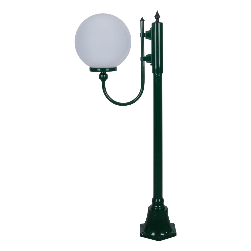 Buy Post Lights Australia Lisbon Post Light Up Bracket H1260mm W300mm Green Aluminium - 15683