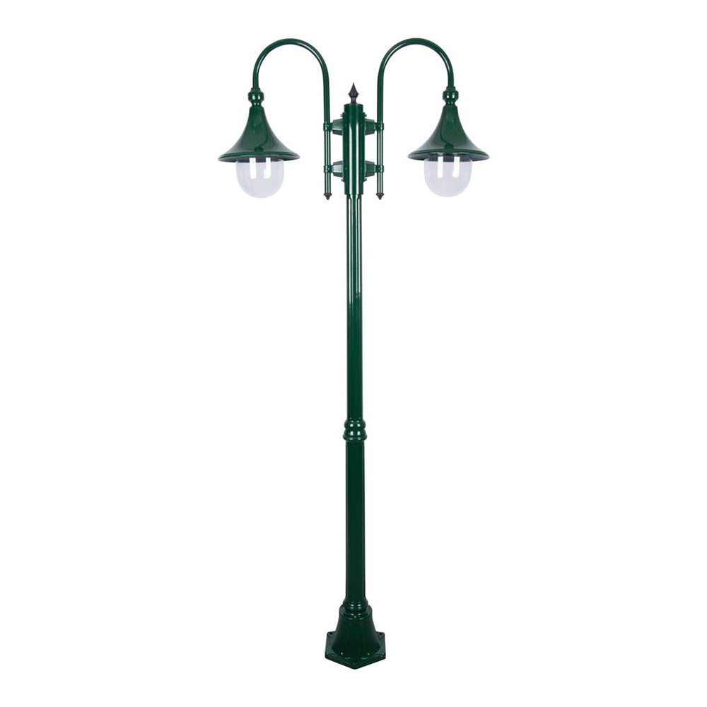 Buy Post Lights Australia Monaco Post 2 Lights H2020mm Green Aluminium - 15839