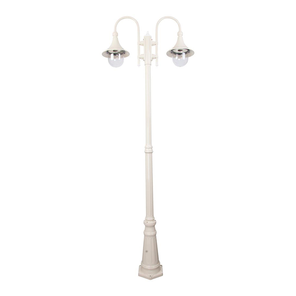 Buy Post Lights Australia Monaco Post 2 Lights H2400mm Beige Aluminium - 15848