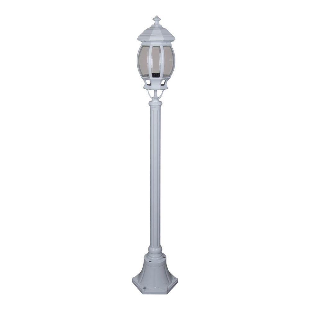 Buy Post Lights Australia Vienna Post Light H1310mm White Aluminium - 15907