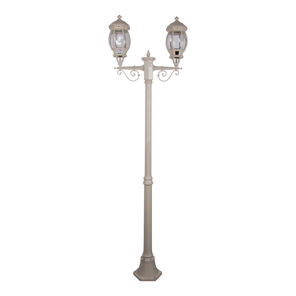 Buy Post Lights Australia Vienna Post 2 Lights H2060mm Beige Aluminium - 15920