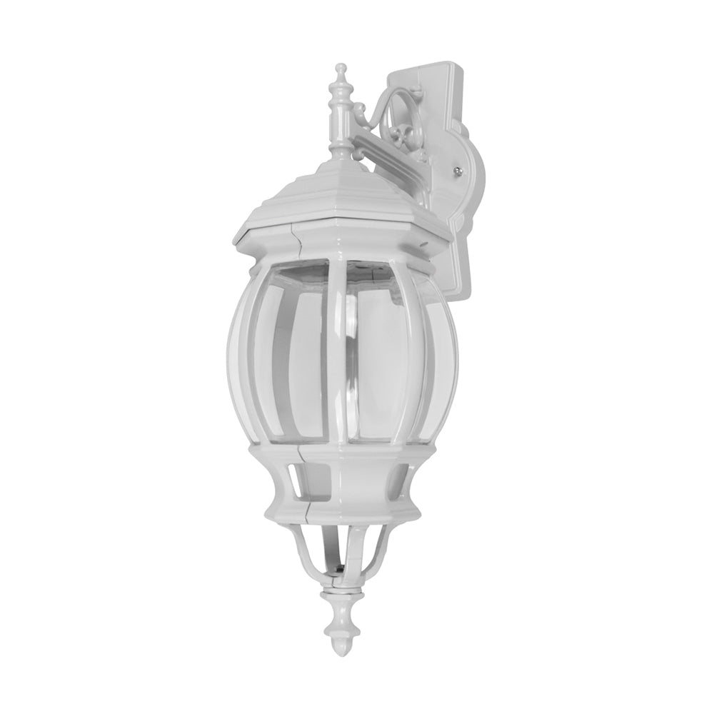 Buy Wall Sconce Australia Vienna Wall Sconce Down Bracket H625mm White Aluminium - 15997