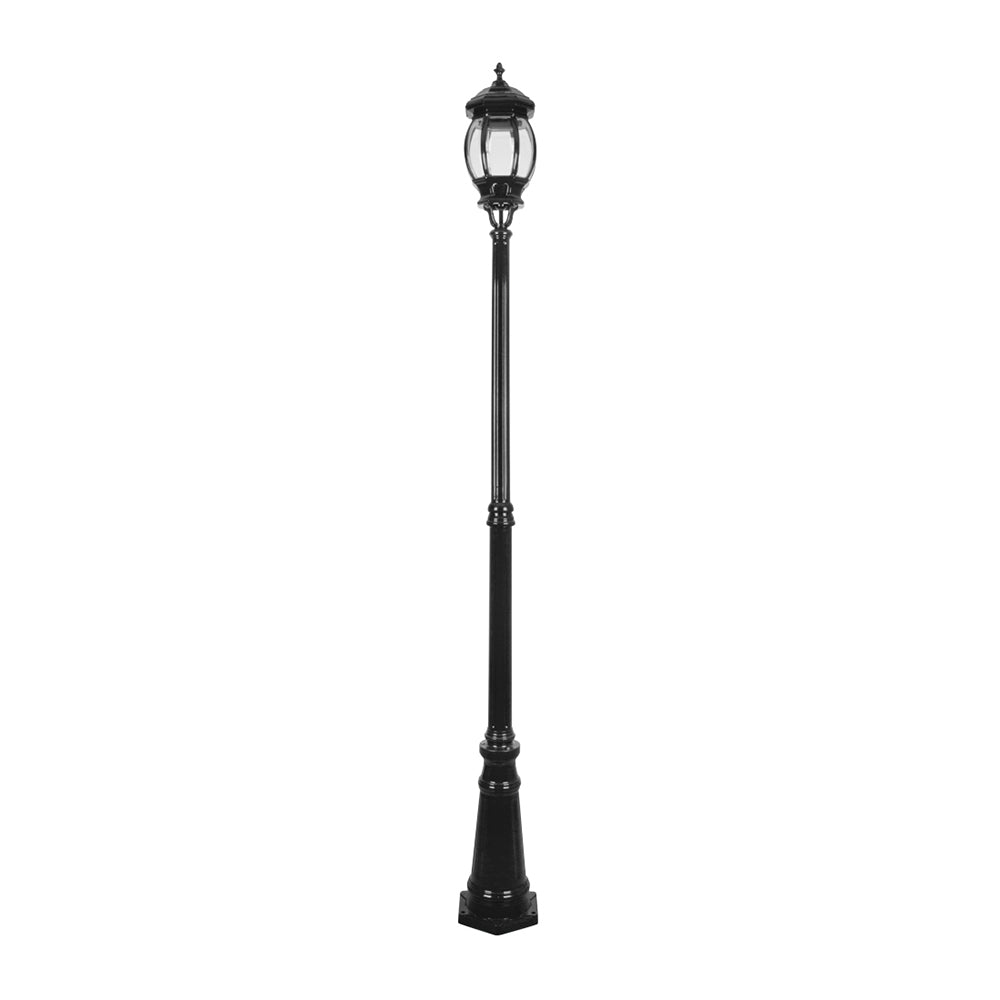 Vienna Post Light H2380mm Black Aluminium - 16011