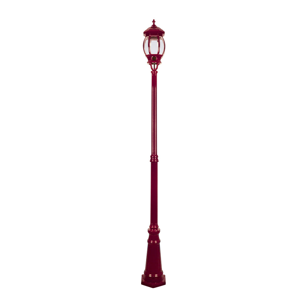 Buy Post Lights Australia Vienna Post Light H2380mm Burgundy Aluminium - 16012