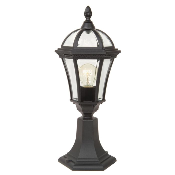 Ledbury Pedestal Light Black - GZH-LB3
