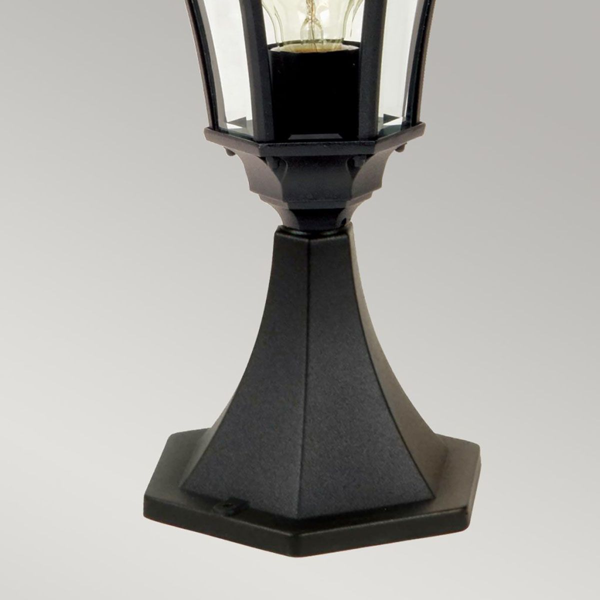Ledbury Pedestal Light Black - GZH-LB3