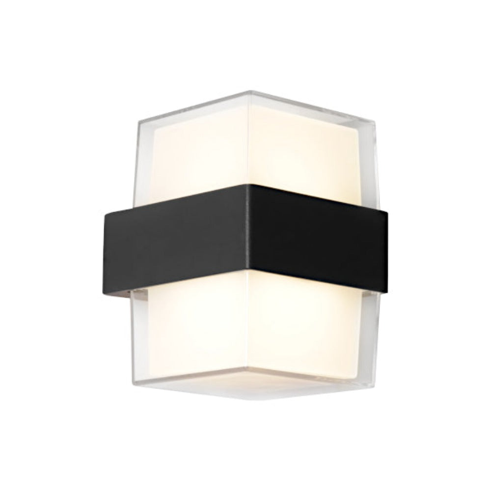 Buy Up / Down Wall Lights Australia Haast Up & Down Wall 2 Lights Black 3CCT - HAAS2EBLK