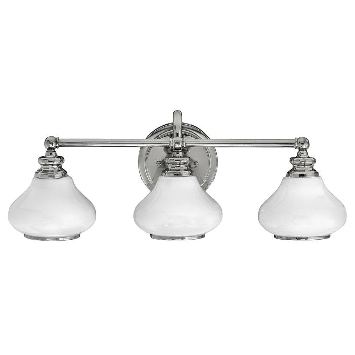 Ainsley 3 Steel Vanity Light Polished Chrome - HK-AINSLEY3-BATH