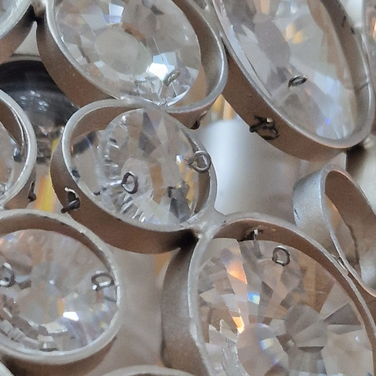 Anya 2 Light Wall Light Silver Leaf - HK-ANYA2