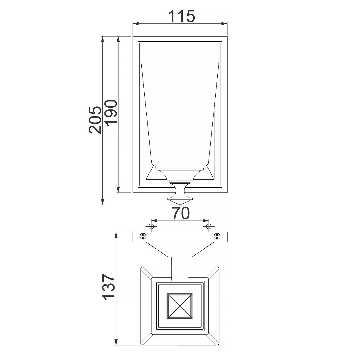 Baldwin 1 Vanity Light Polished Nickel - HK-BALDWIN1-BATH