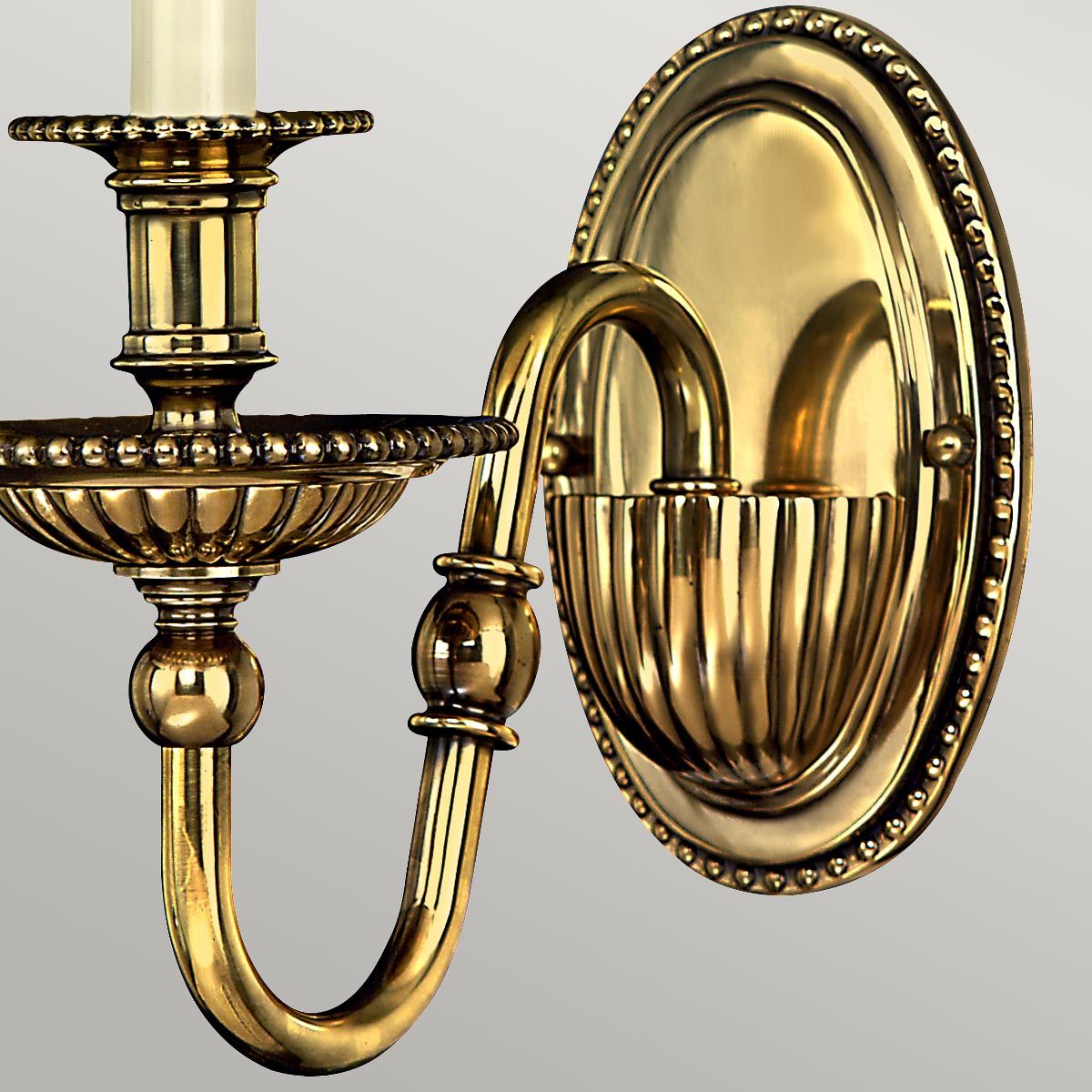 Cambridge 1 Light Wall Light Burnished Brass - HK-CAMBRIDGE1