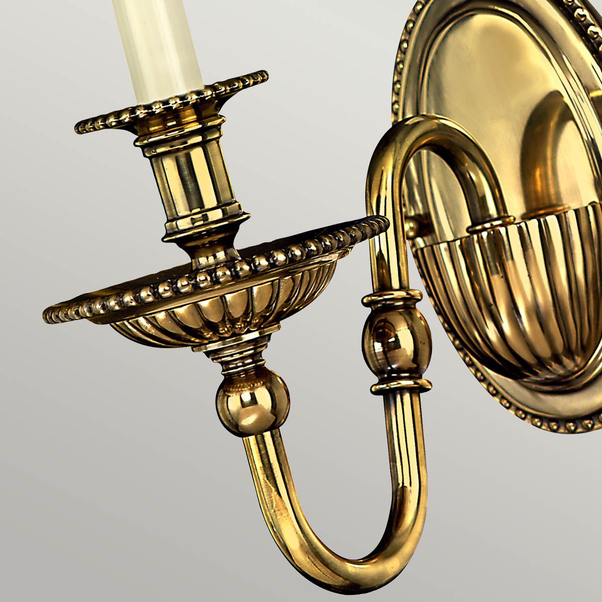 Cambridge 1 Light Wall Light Burnished Brass - HK-CAMBRIDGE1