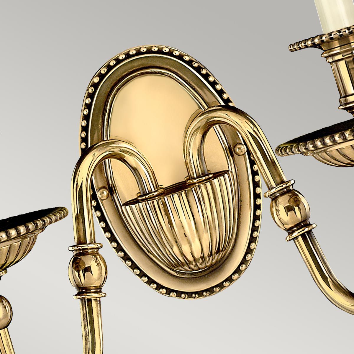 Cambridge 2 Light Wall Light Burnished Brass - HK-CAMBRIDGE2