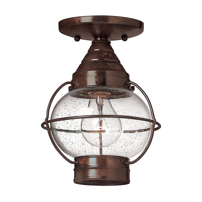 Cape Cod Flush Mount Light Sienna Bronze - HK-CAPECOD8-S