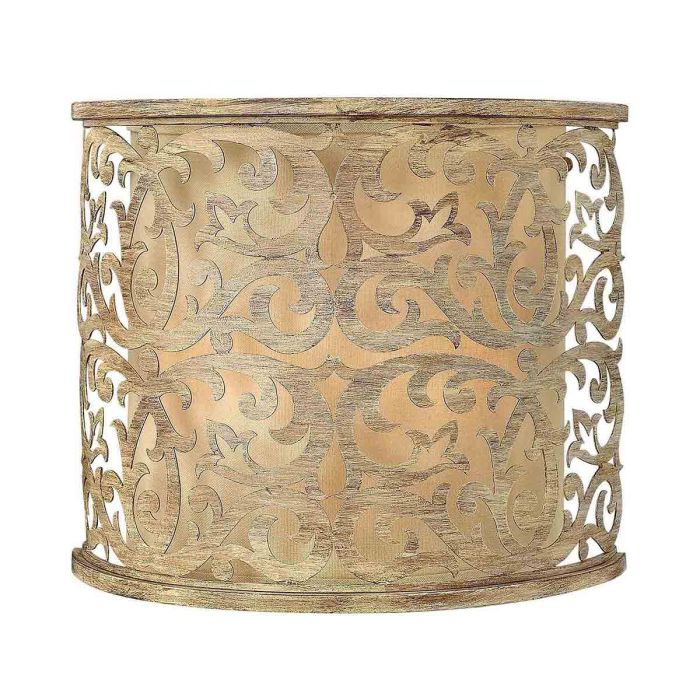 Carabel 2 Light Wall Light Brushed Champagne - HK-CARABEL2