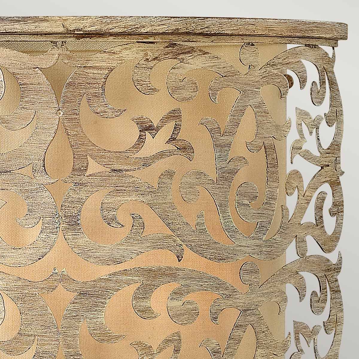 Carabel 2 Light Wall Light Brushed Champagne - HK-CARABEL2