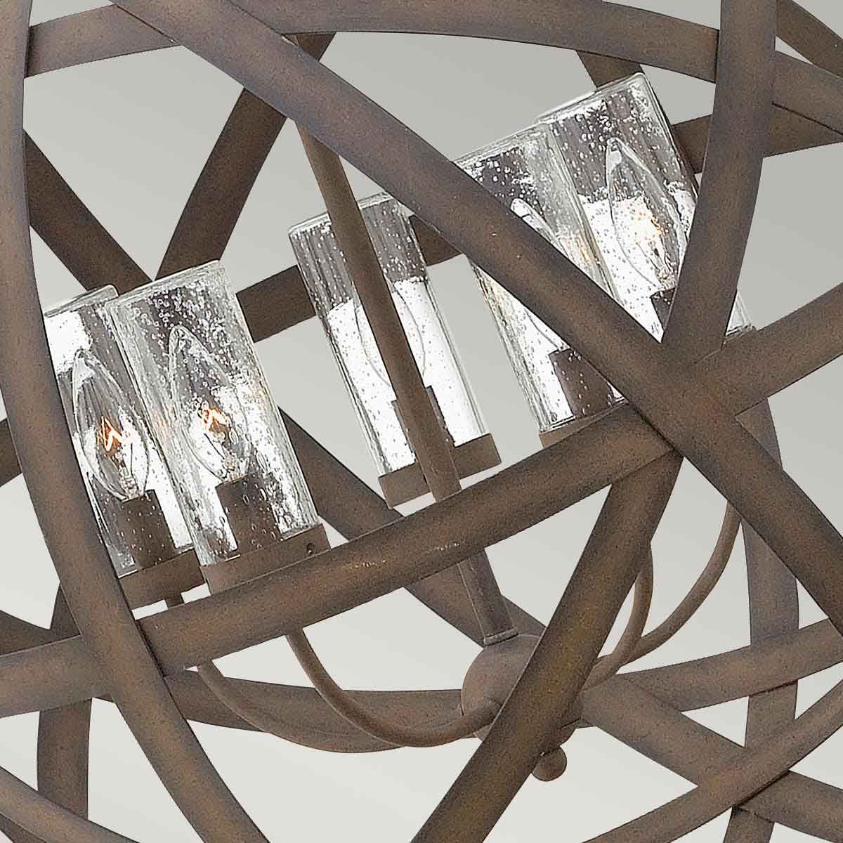 Carson 5 Light Chandelier Vintage Iron - HK-CARSON-5P
