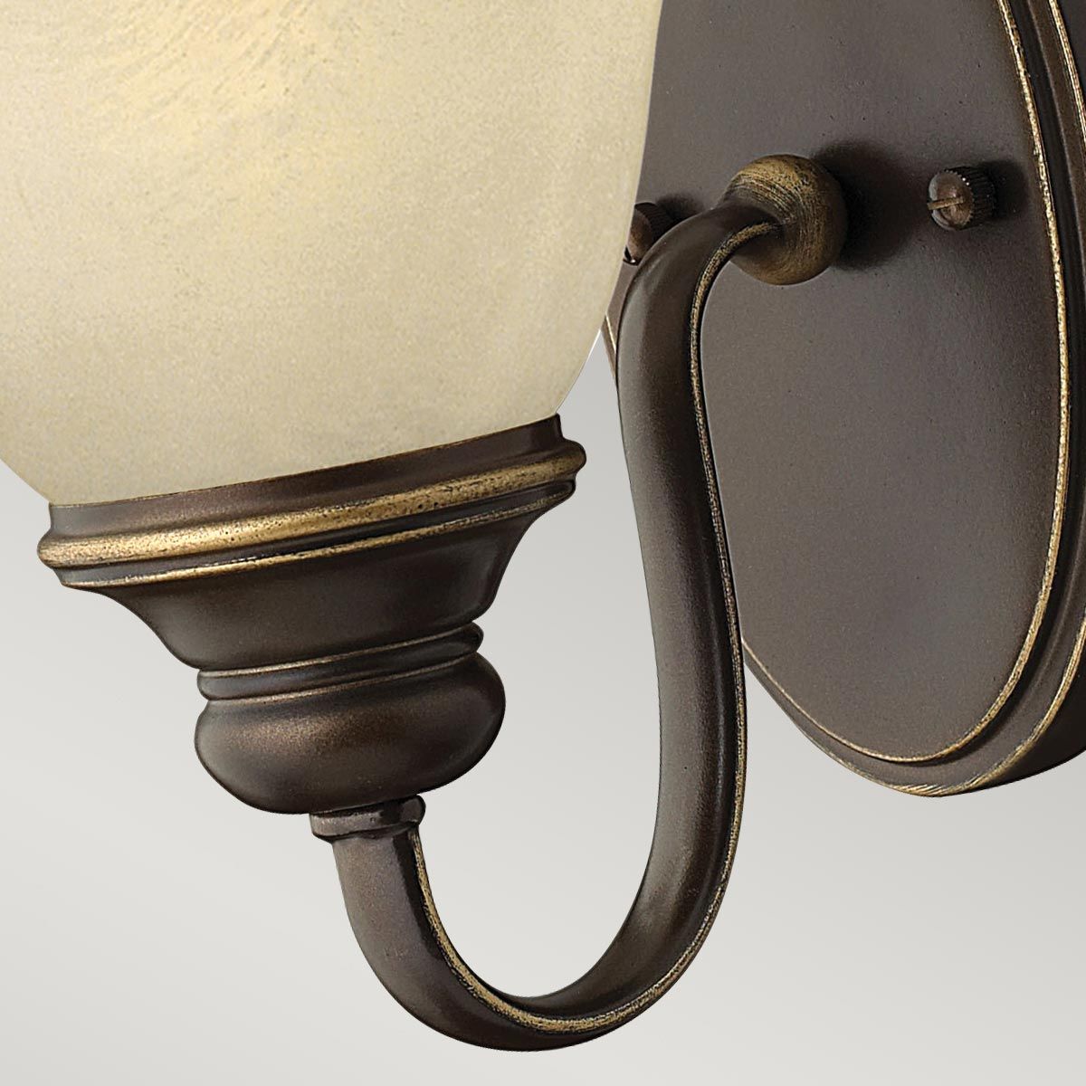 Cello 1 Light Wall Light Antique Bronze - HK-CELLO1