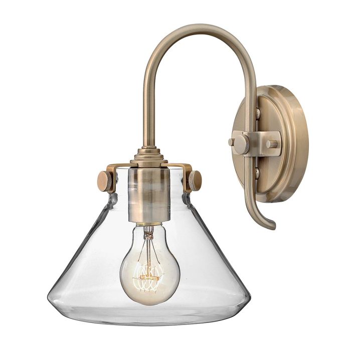 Congress 1 Light Wall Light Brushed Caramel - HK-CONGRESS1-A-BC