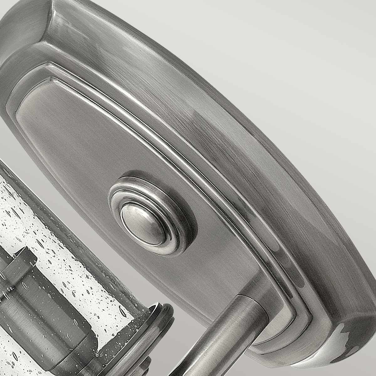 Dakota 1 Light Wall Light Polished Antique Nickel - HK-DAKOTA1