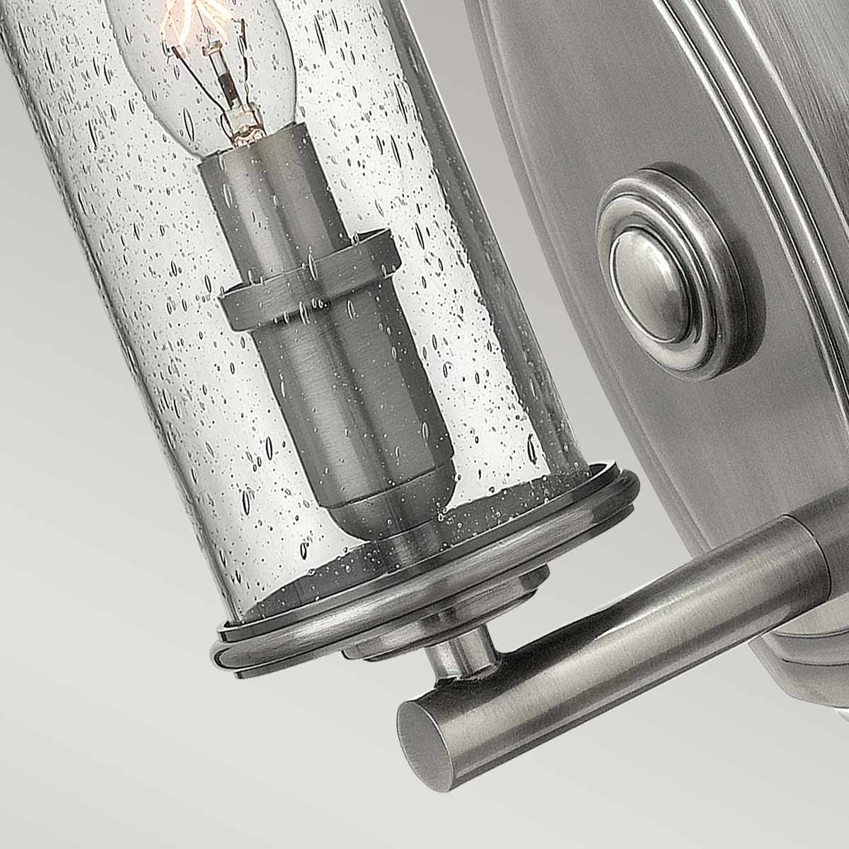 Dakota 1 Light Wall Light Polished Antique Nickel - HK-DAKOTA1