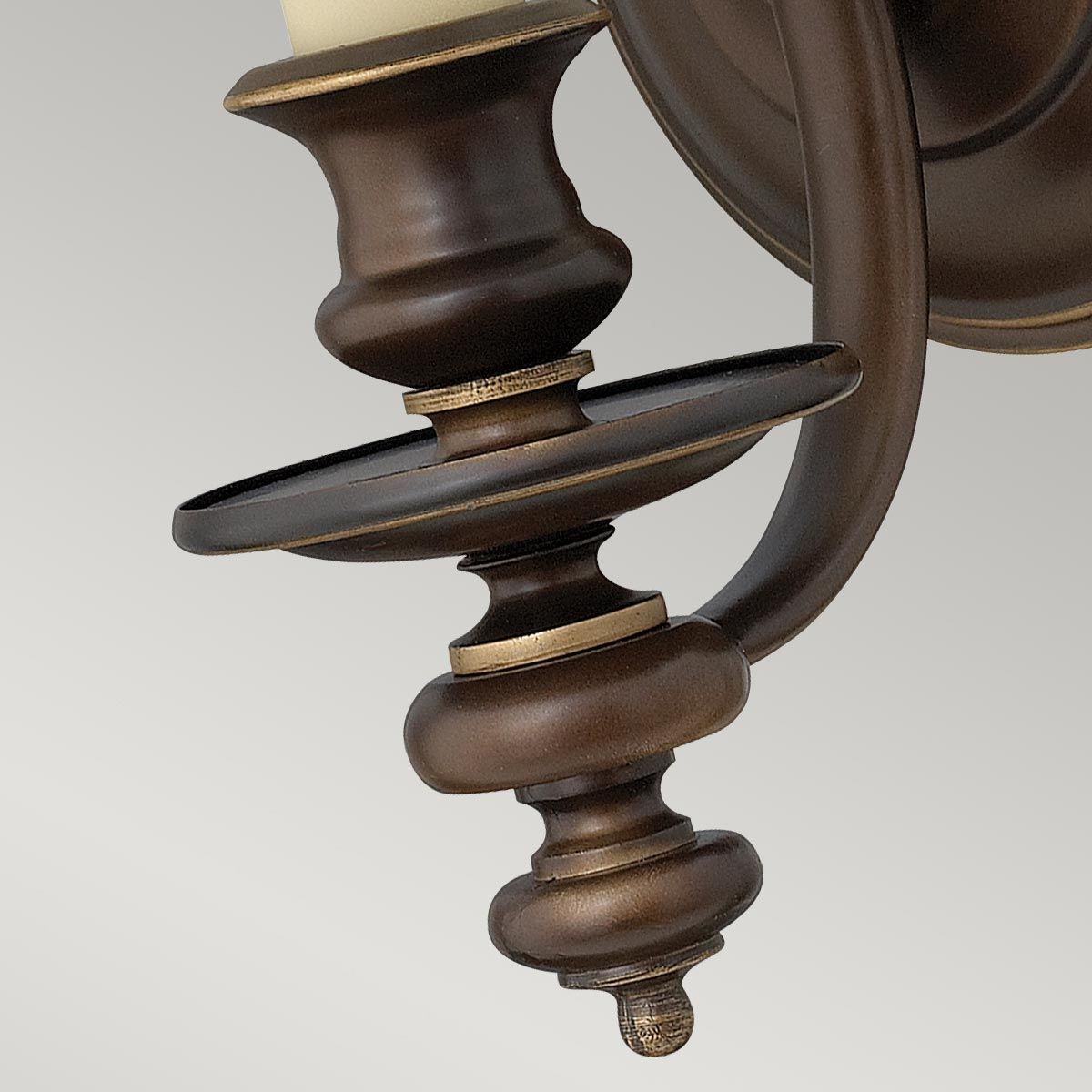 Dunhill 1 Light Wall Light Royal Bronze - HK-DUNHILL1