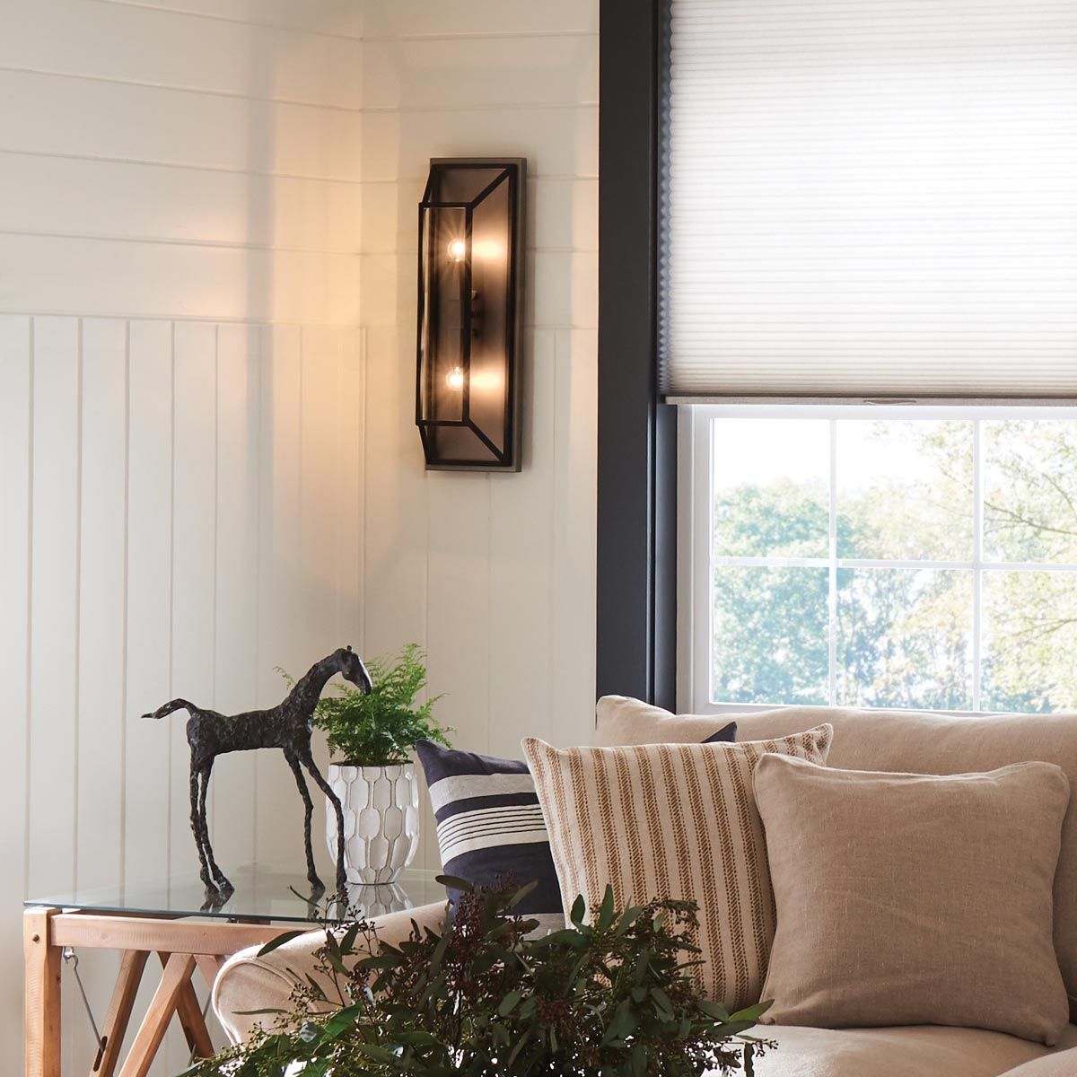 Fulton 2 Light Wall Light Bronze & Brass - HK-FULTON2