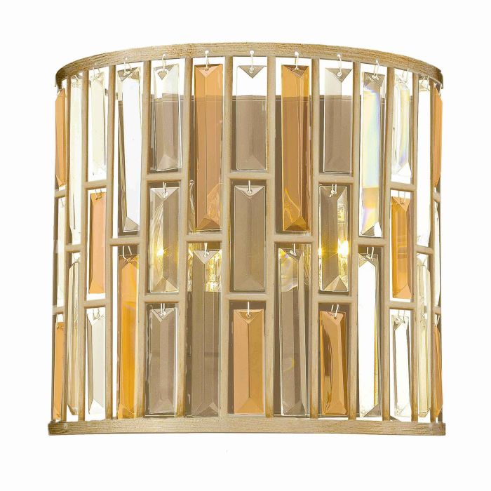 Gemma 2 Light Wall Light Silver Leaf - HK-GEMMA2-A-SL