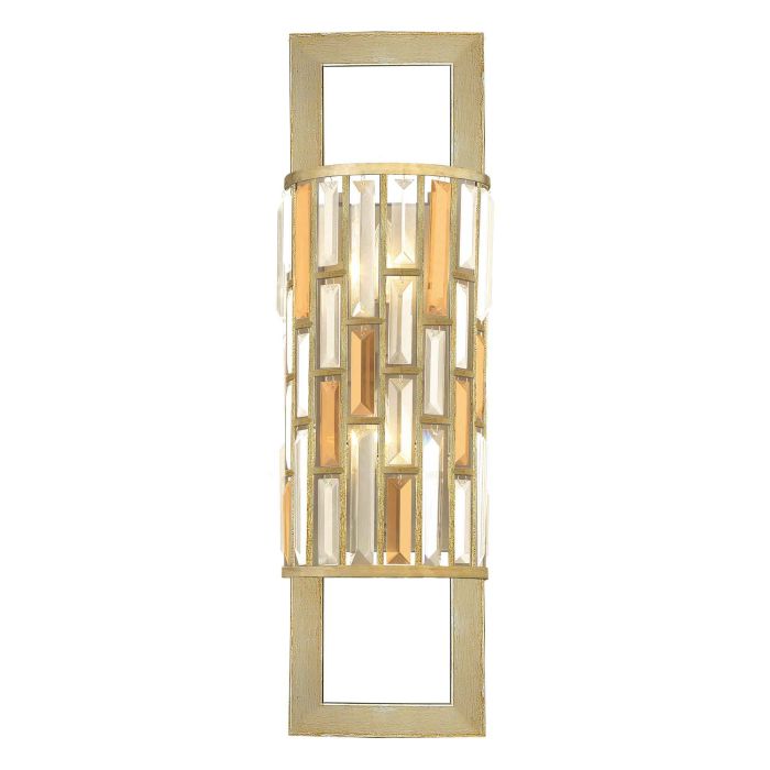 Gemma 2 Light Large Wall Light Silver Leaf - HK-GEMMA2-B-SL
