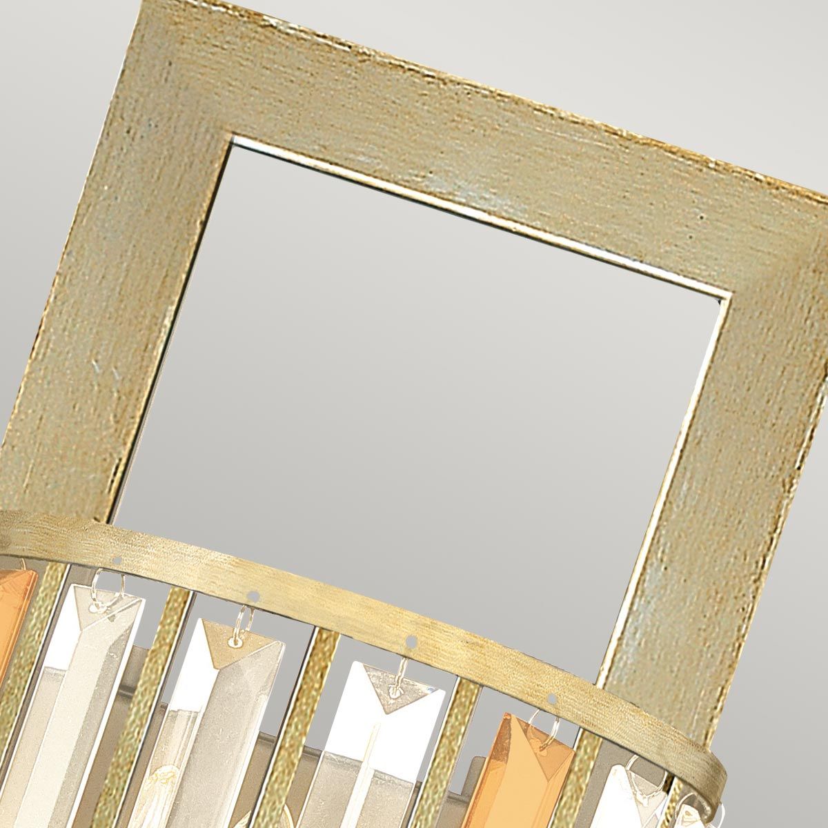 Gemma 2 Light Large Wall Light Silver Leaf - HK-GEMMA2-B-SL